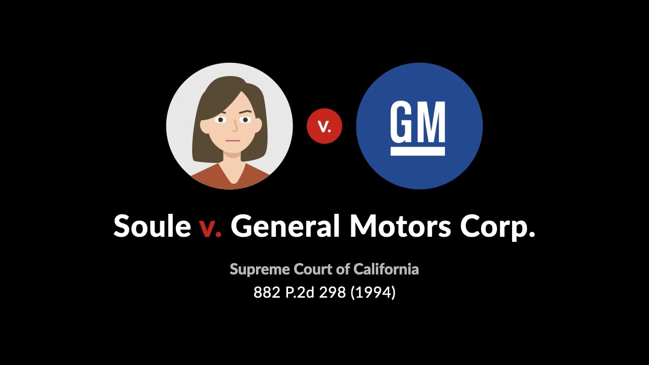 Mosley v general motors corp