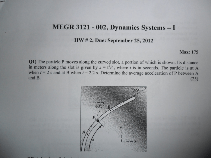 Particle p moves along the x axis such that