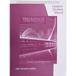 Precalculus mathematics for calculus 8th edition