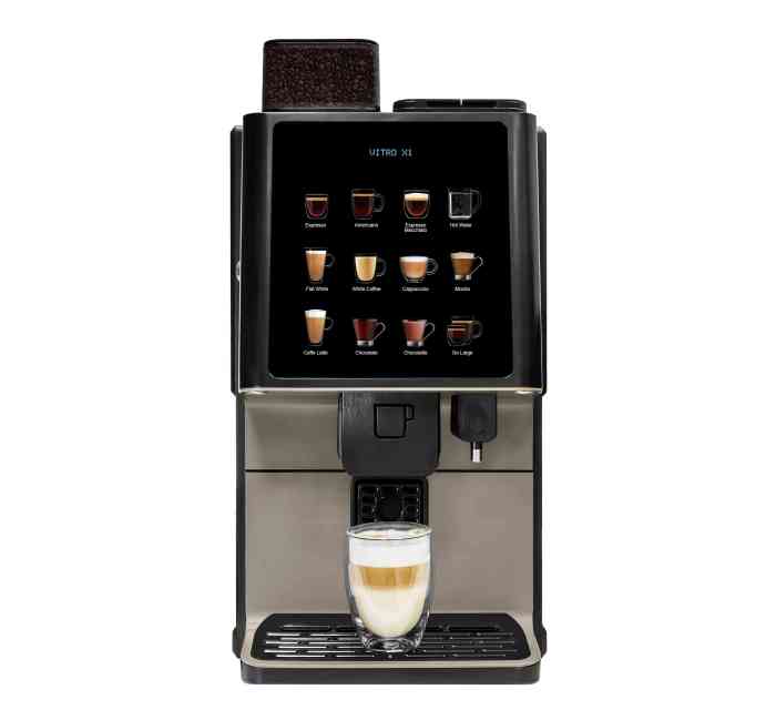 A coffee dispensing machine is supposed to deliver