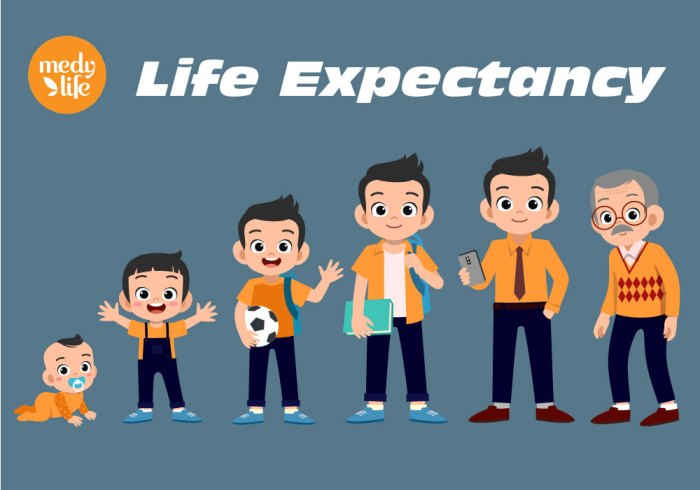 Life expectancy ap human geography definition